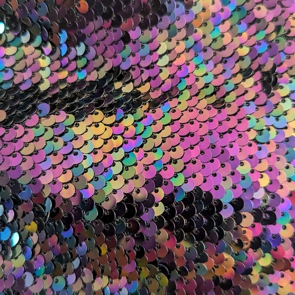 Lulu's Lookin' Slick Black Multi Sequin Long Sleeve Bodycon Dress - Picture 4 of 14